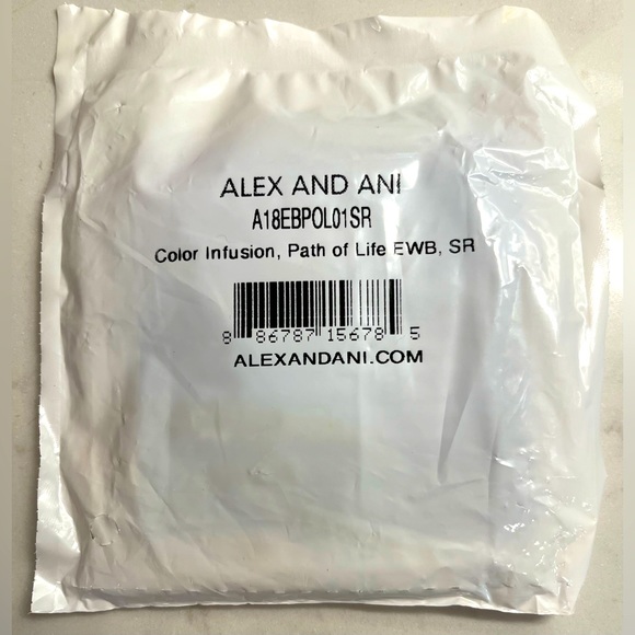Alex and Ani “Path of Life” Color Infusion Charm Bangle NWT Original Packaging - Picture 4 of 4